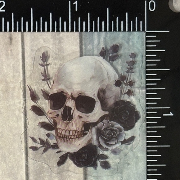 🌀10/$10🌀 Rose Gothic Translucent Reusable Waterproof Vinyl Sticker Decal - Picture 1 of 1